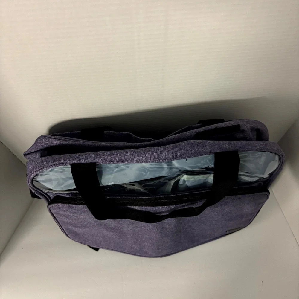 Teamoy Insulated Lunch Bag Gray Thermal Cooler Tote Work School Travel Zipper